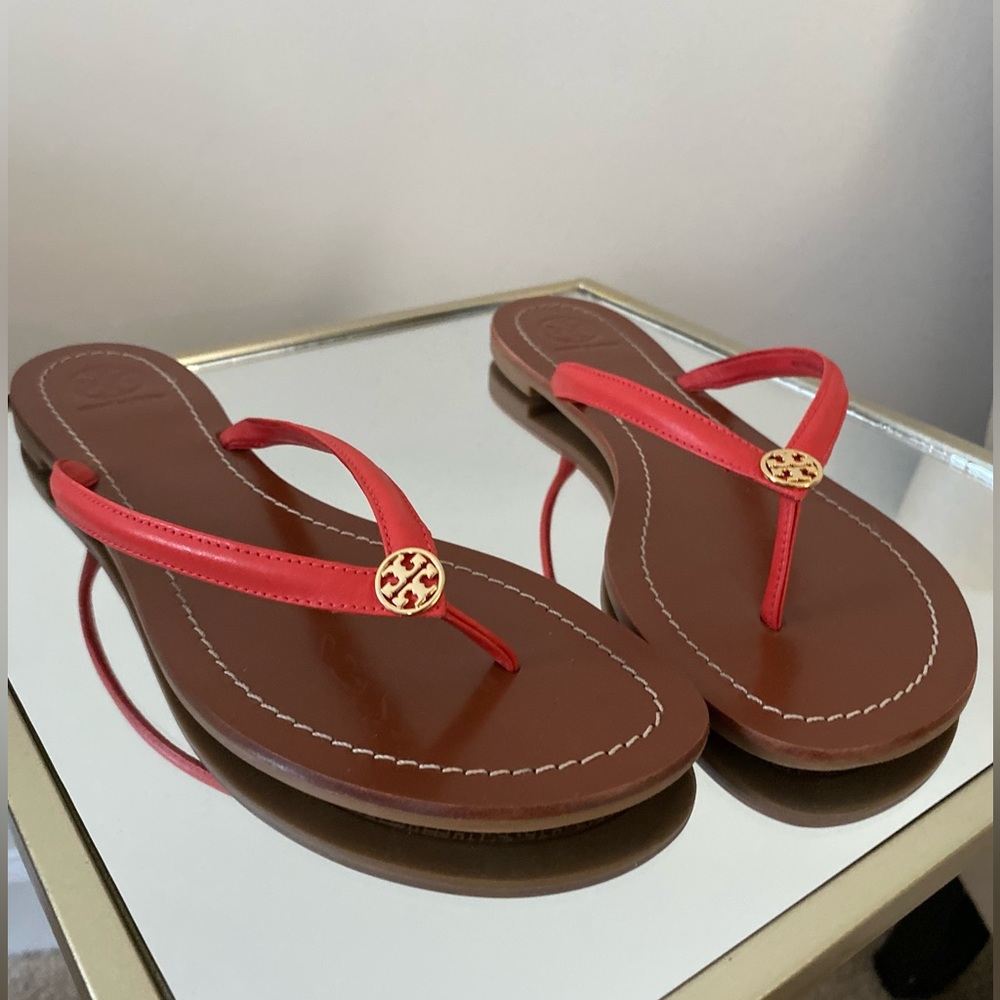 Authentic Tory Burch Size 11 Thong Sandals